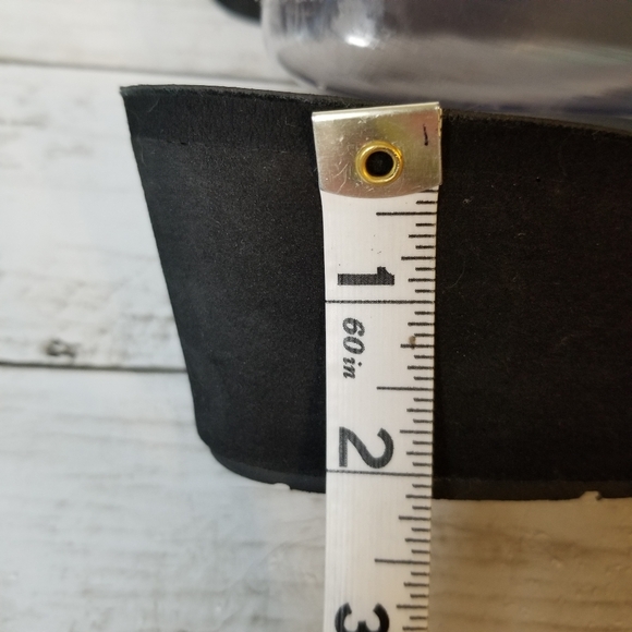 Flojos Hayley Black Woven Thong Wedge Heel Thong Sandal - Picture 10 of 11